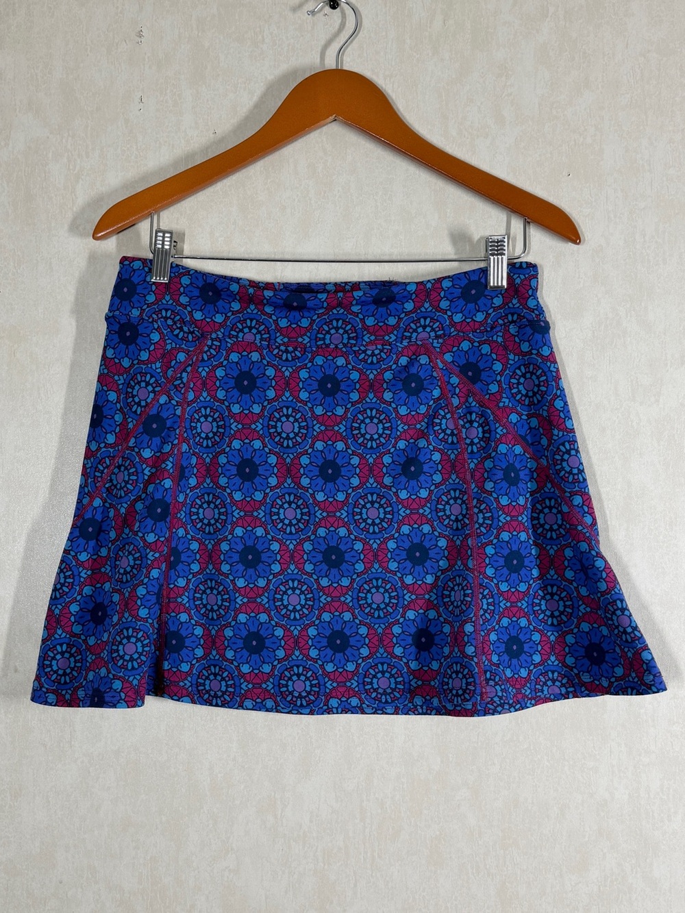 Title Nine Women’s Mink Skirt Pull On Outdoor in Floral Mandala Print S